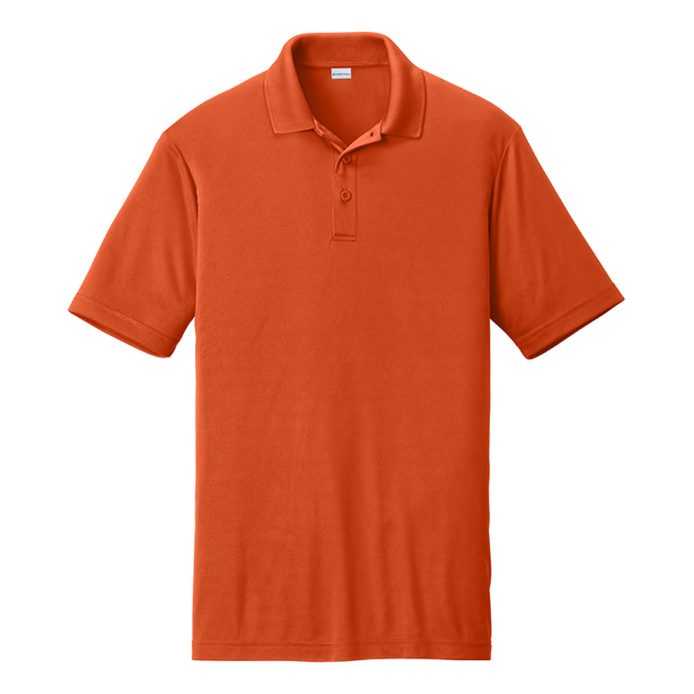Custom Dry-Fit Performance Polo - Deep Orange