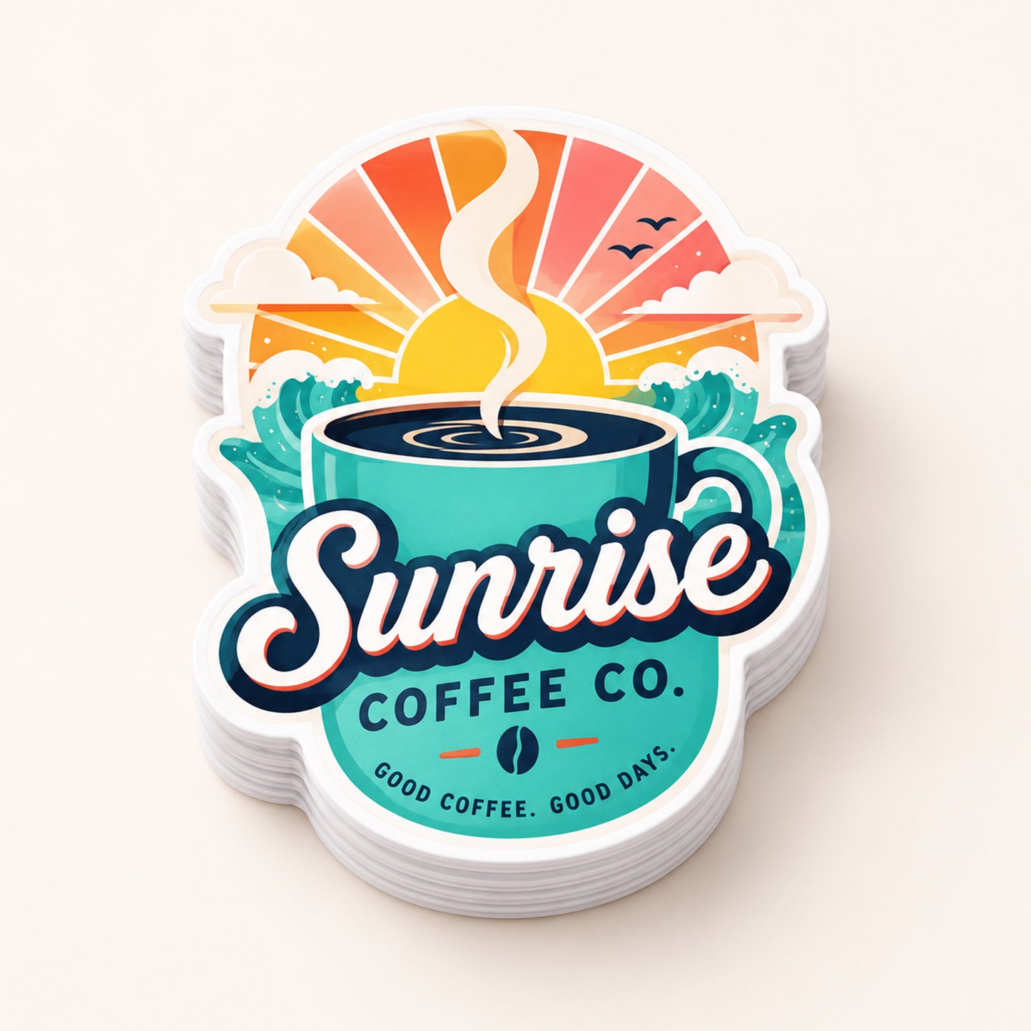50 Custom 3" x 3" Die Cut Stickers   *Limited Time* Special