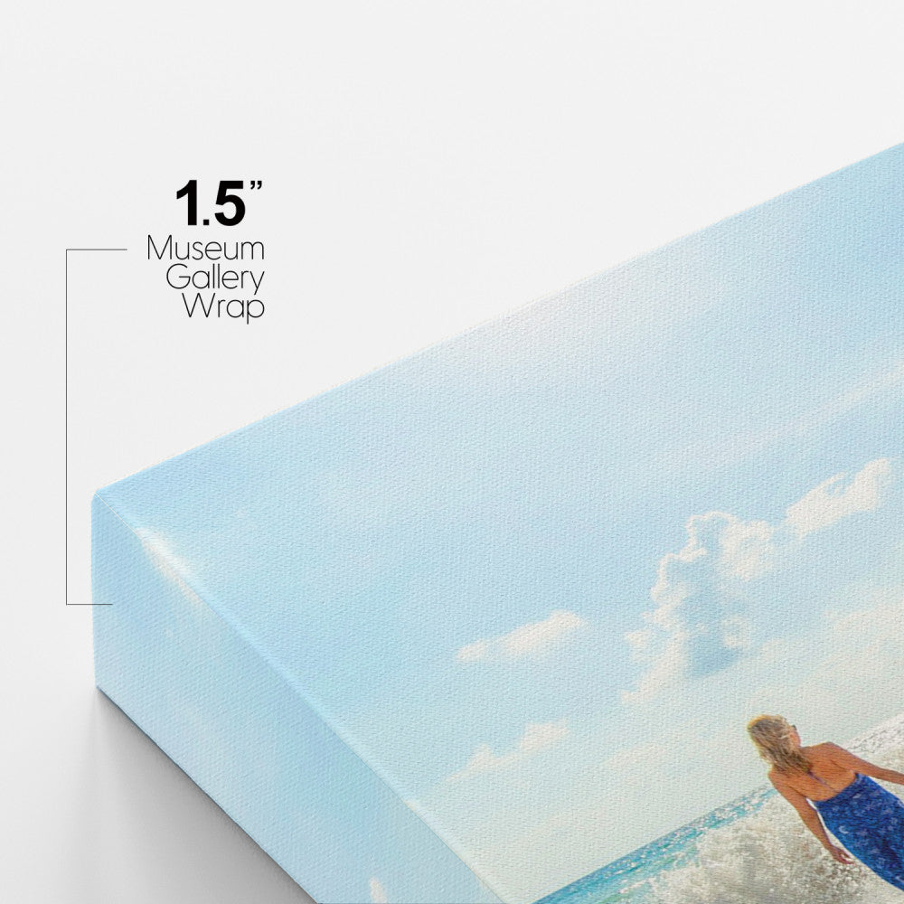 1.5 inch museum gallery wrap depth detail
