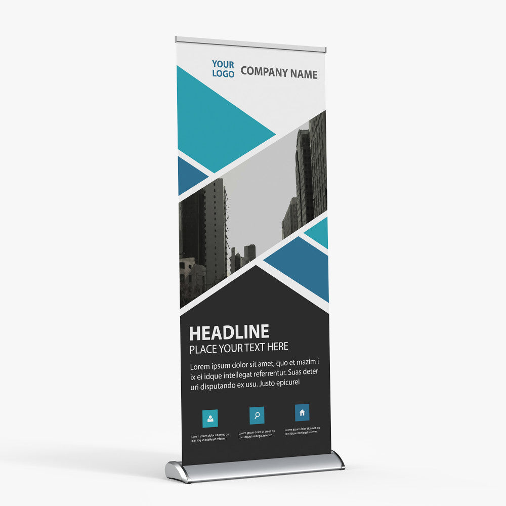 Deluxe retractable banner stand — upgraded hardware