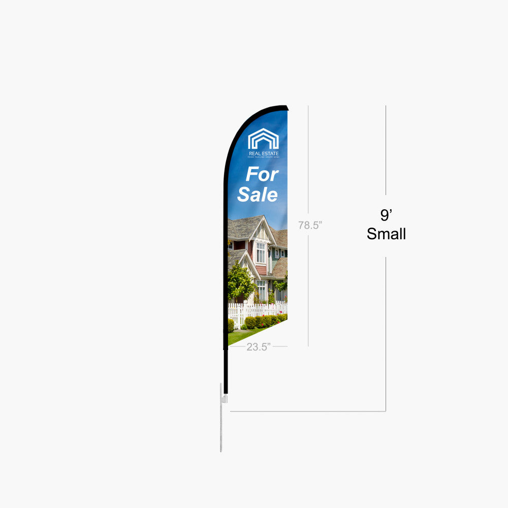 Small 9 ft feather flag
