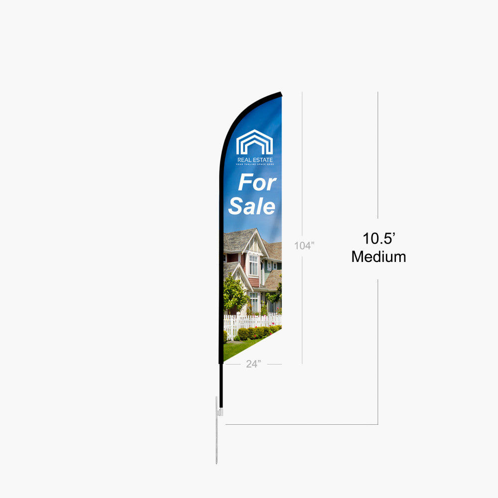 Medium 10.5 ft feather flag