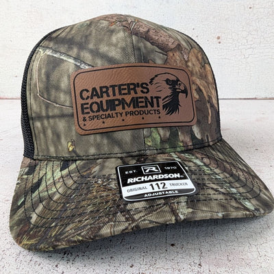 Camo patch hat