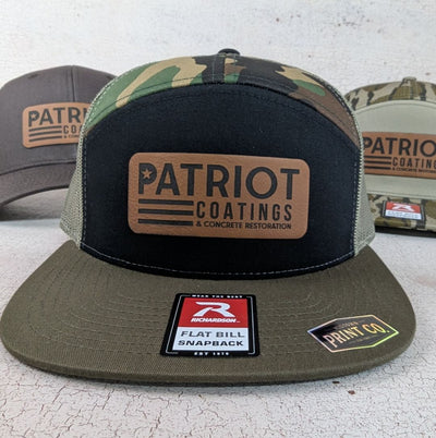Patriot Coatings camo flat bill