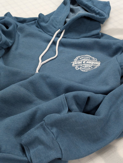 Blue custom hoodie