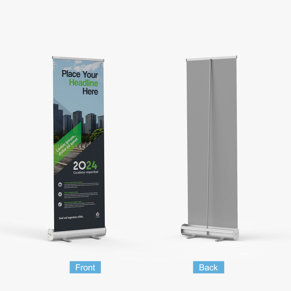 Retractable banner stand base + hardware